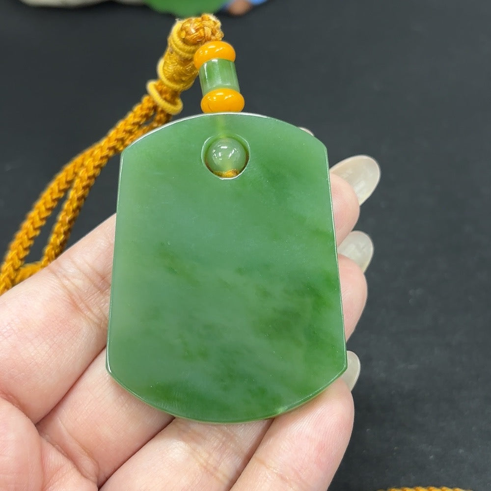Hetian Jade Pendant, Plain Pendant