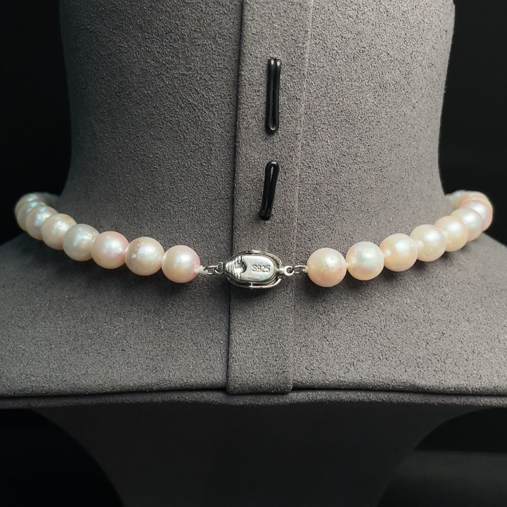 Seawater Pearl Strand Non-Gold Setting Approx. 7.9mm Total Weight About 38.89g