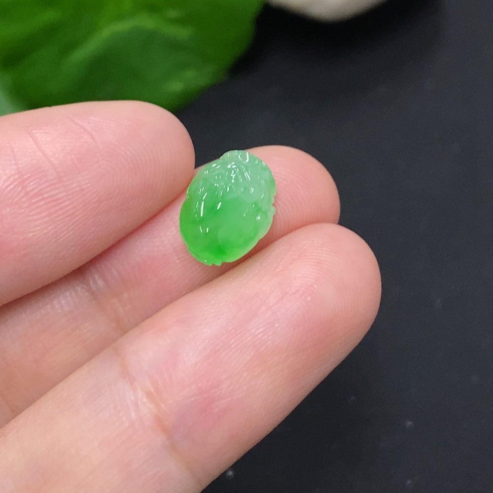 Jadeite Three-legged Golden Toad Inlay Piece