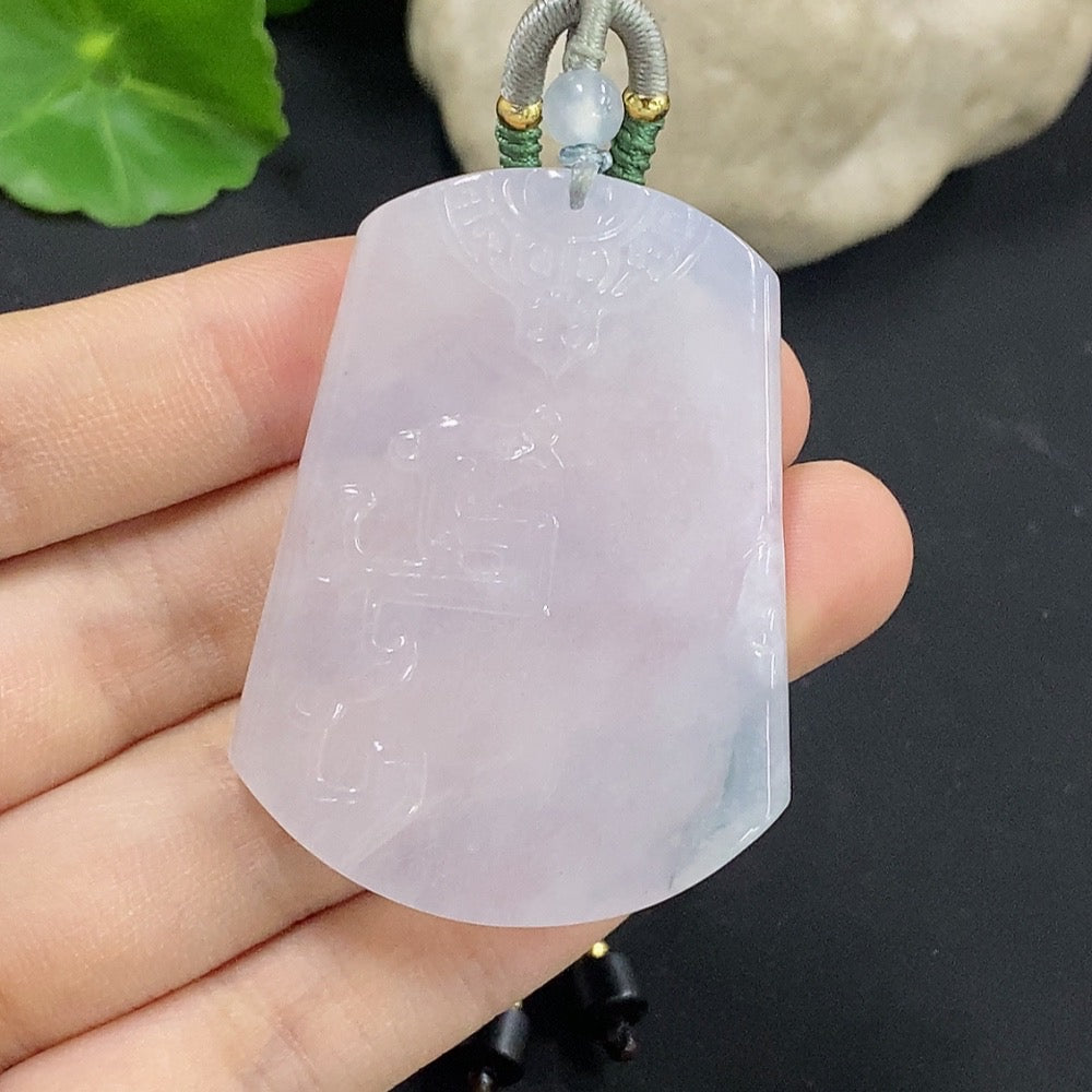 Jadeite Antique Pendant Total Weight Approx. 25.67g