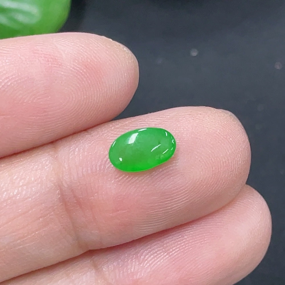Jadeite cabochon total weight approx. 0.15g