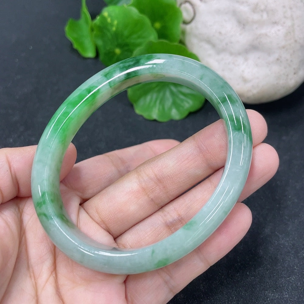 Jadeite Concubine Bracelet Size 57/45.9mm Total Weight Approx. 42.76g