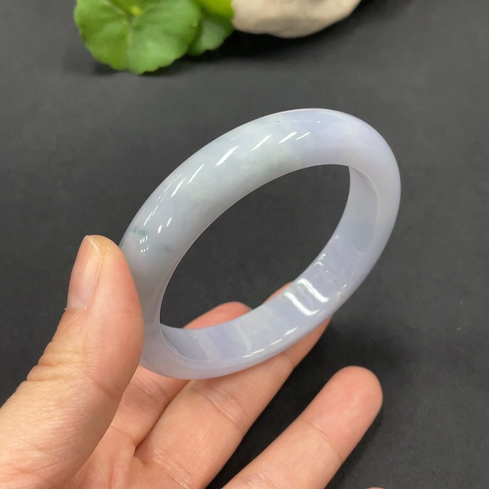 Jadeite Round Bangle, Size 56, Total Weight 59.923g