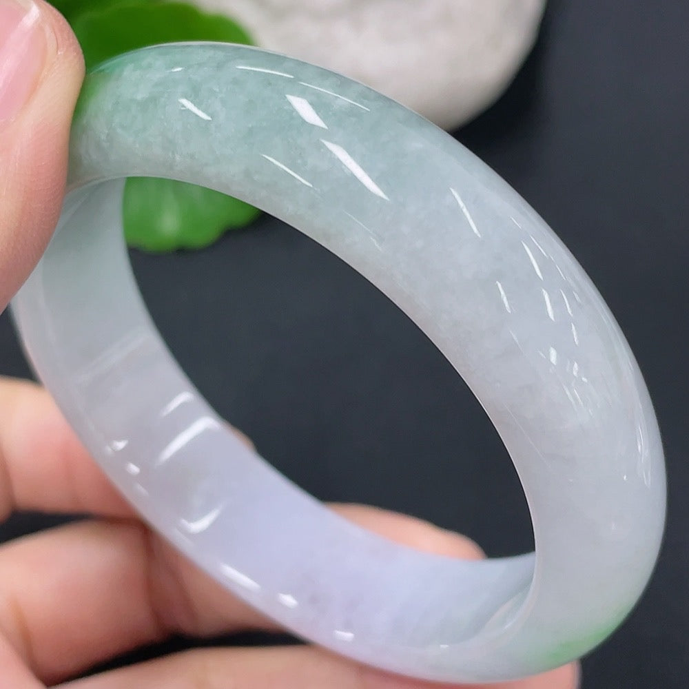 Jadeite Round Bangle Size 54.3 Total Weight Approx. 58g