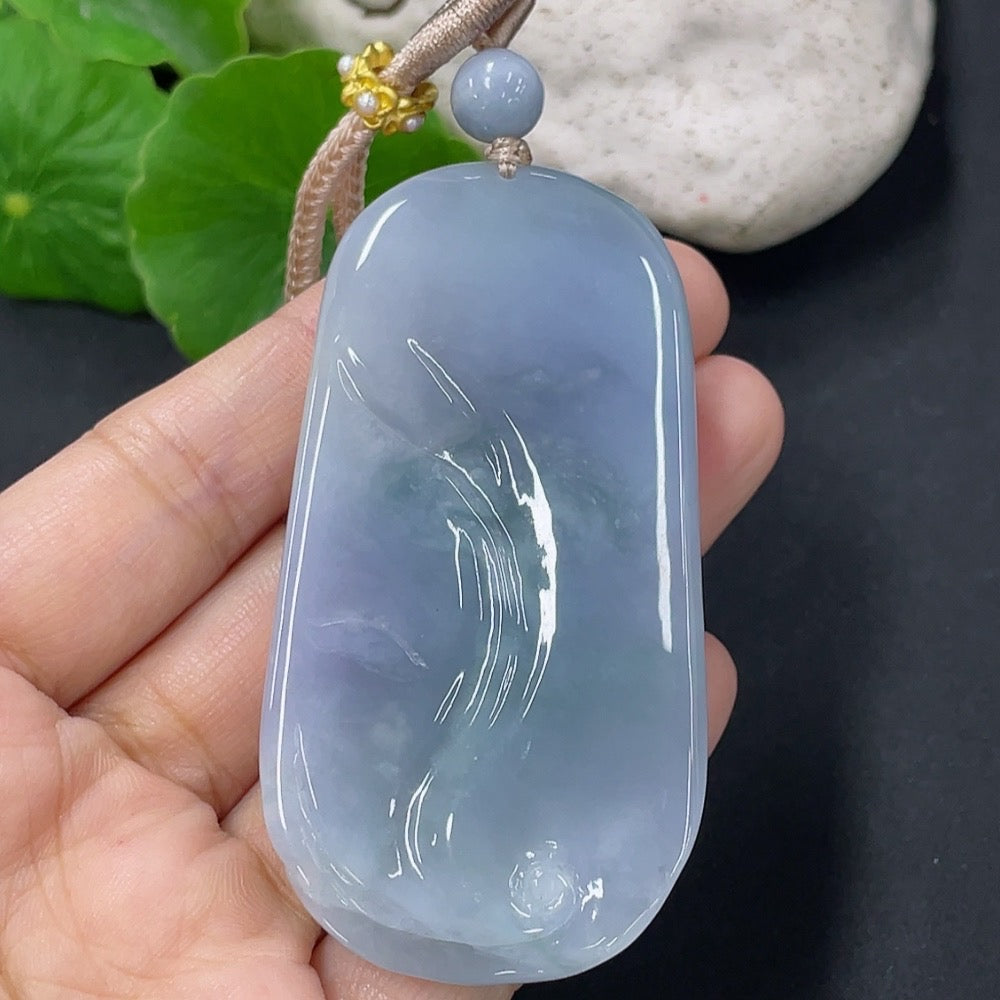 Jadeite Pendant Galloping Ahead