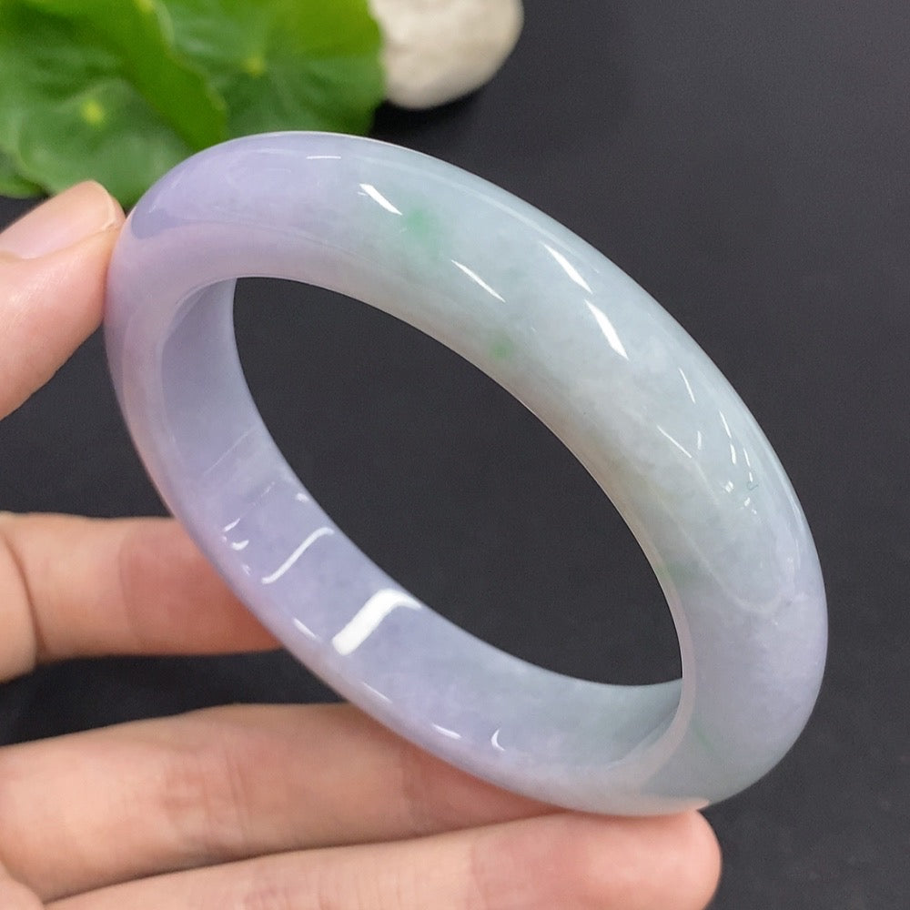 Jadeite Round Bangle Total Weight Approx. 68.2g Size 57.2