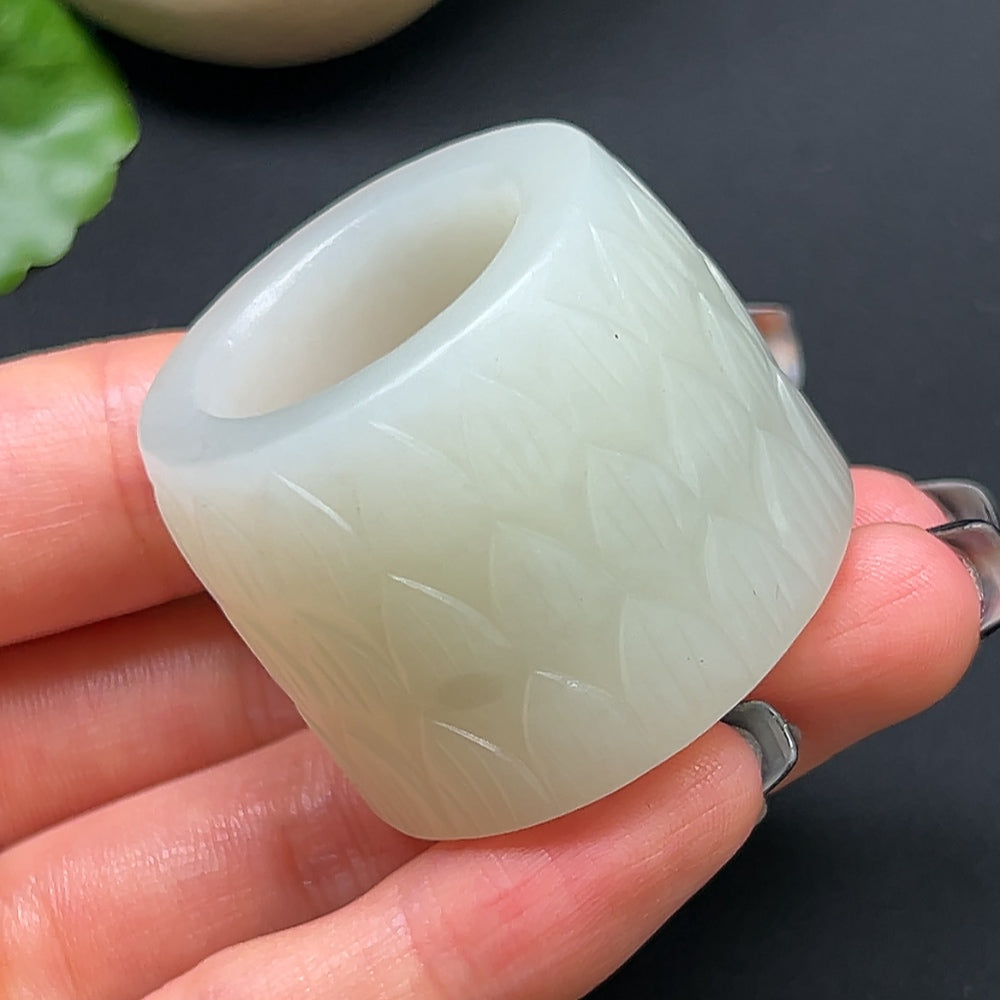 Hetian Jade Thumb Ring