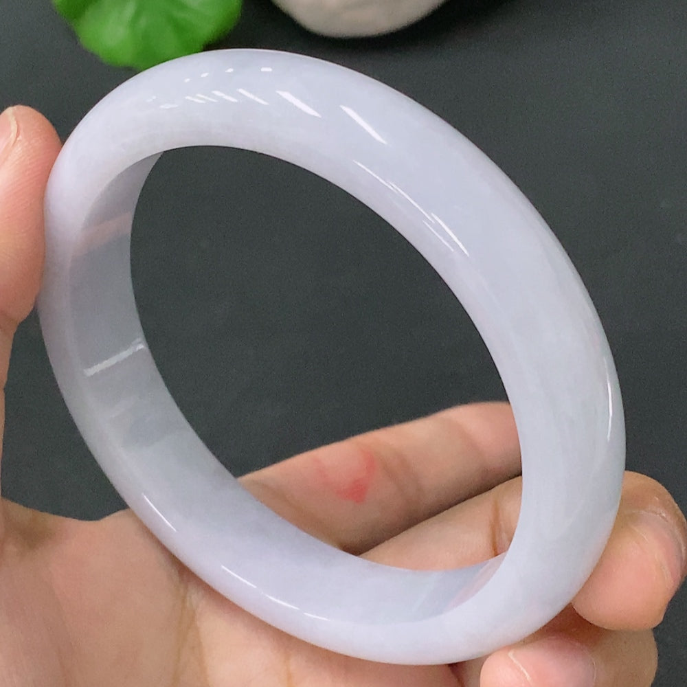 Jadeite Round Bangle | Huiliu Certified