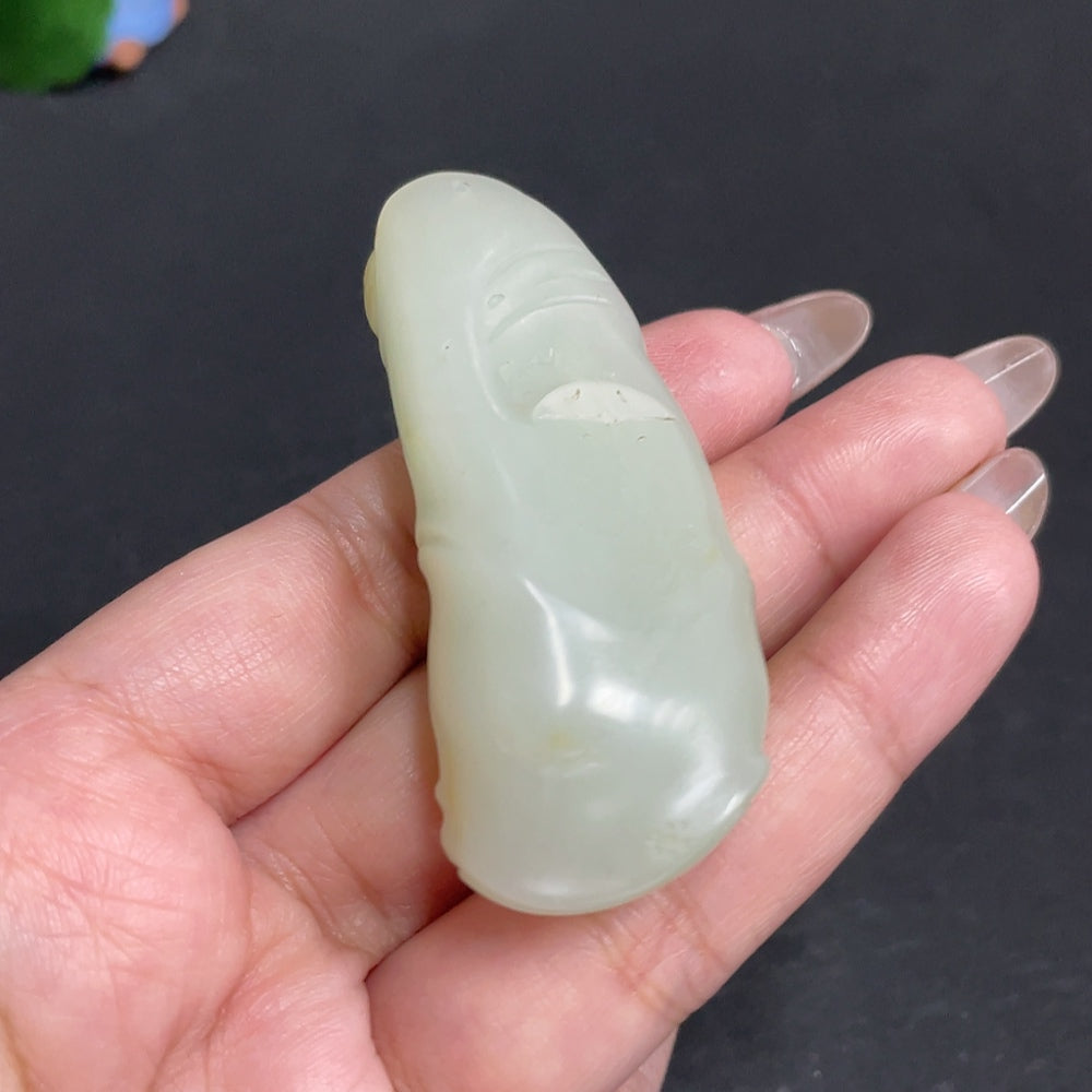 Hetian Jade Pendant, Continuous Ascend, Total Weight Approx. 52.7g, Undetermined Skin Color Origin
