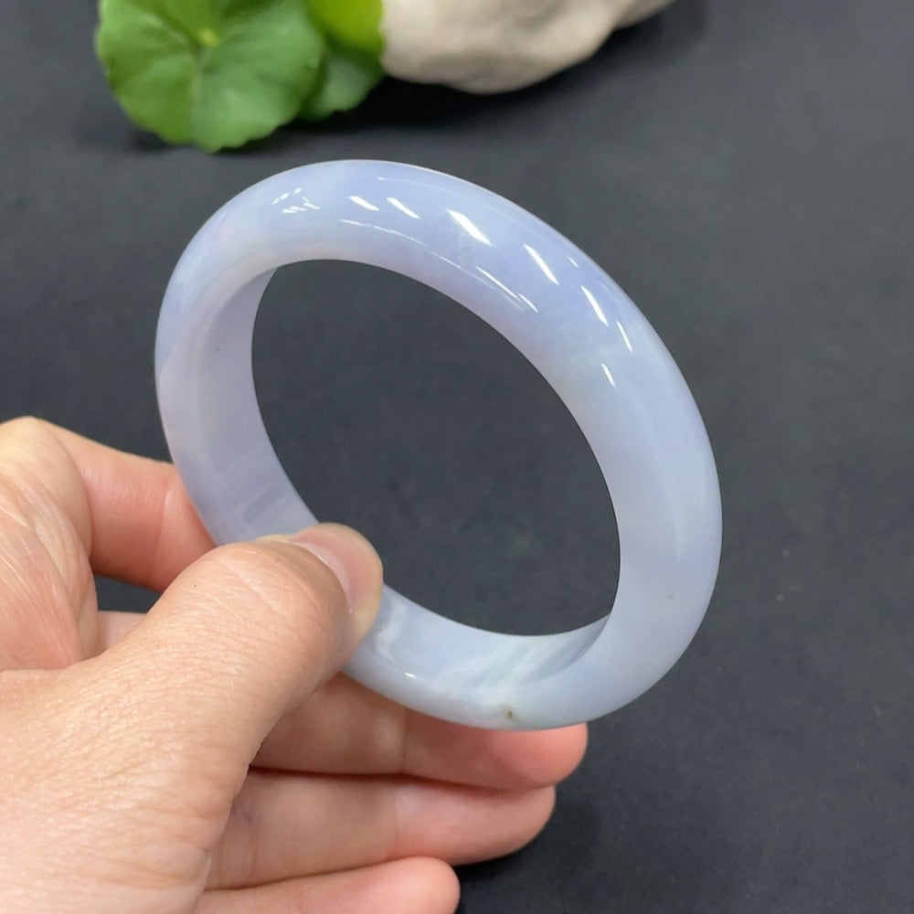 Jadeite Round Bangle, Size 56, Total Weight 59.923g