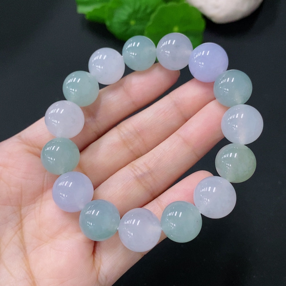 Jadeite Bracelet Approx.12.4/12.8mm Total Weight Approx.54.7g