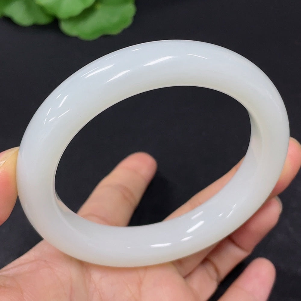 Hetian Jade Round Bracelet