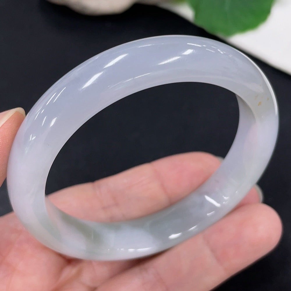 Jadeite Round Bracelet Size 55 Total Weight Approx. 47.2g