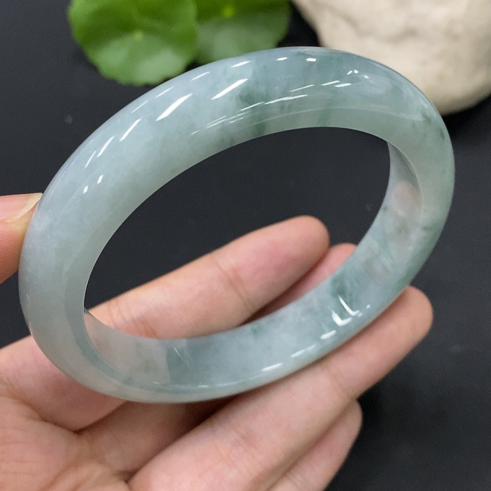 Jadeite Round Bangle Total Weight Approx. 61g Size 58.9