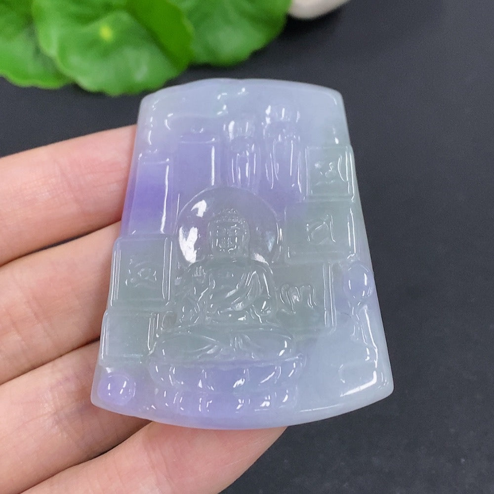 Jadeite Amitabha Pendant