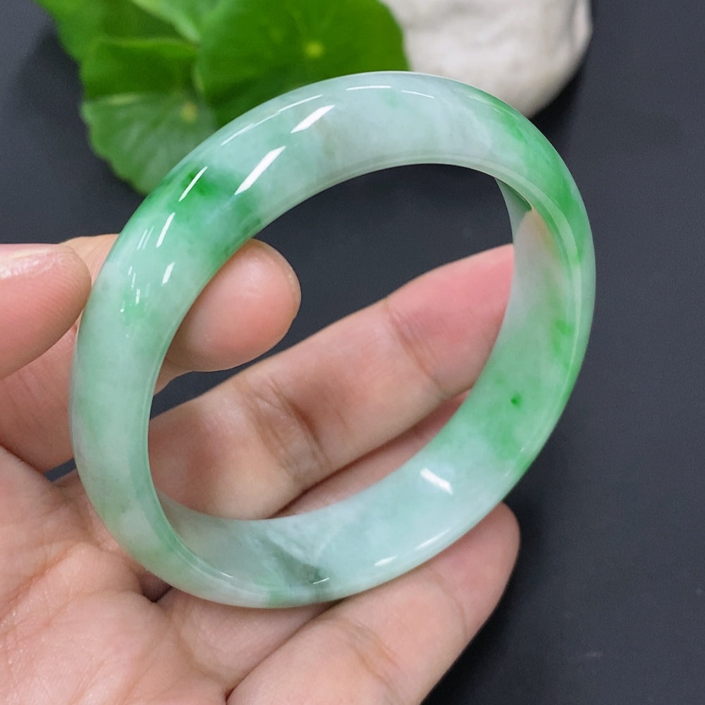 Jadeite Noble Consort Bracelet Size 54.5/48.6 Total Weight Approx. 39.2g