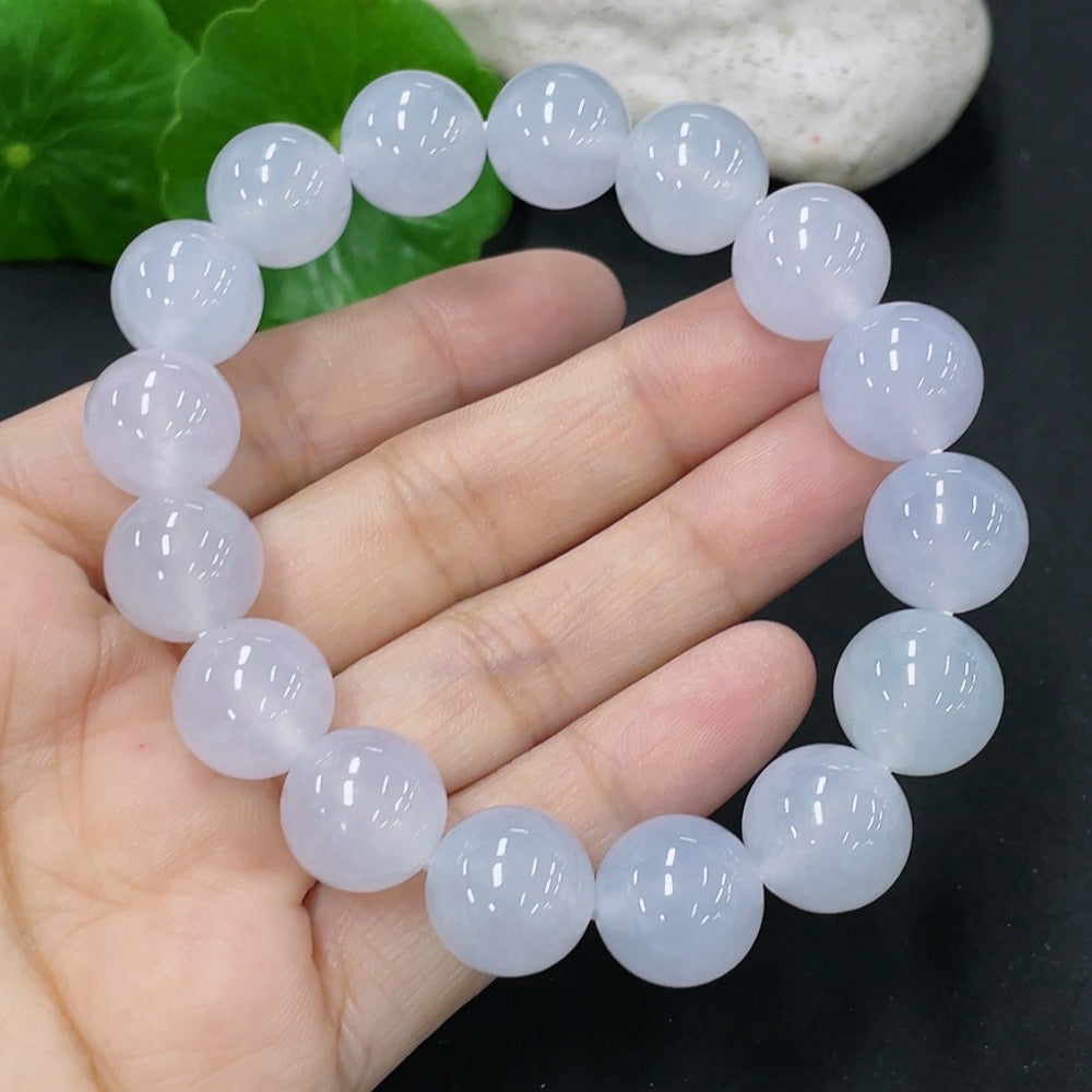 Jadeite Bracelet Approx. 12.5mm Total Weight Approx. 52.4g