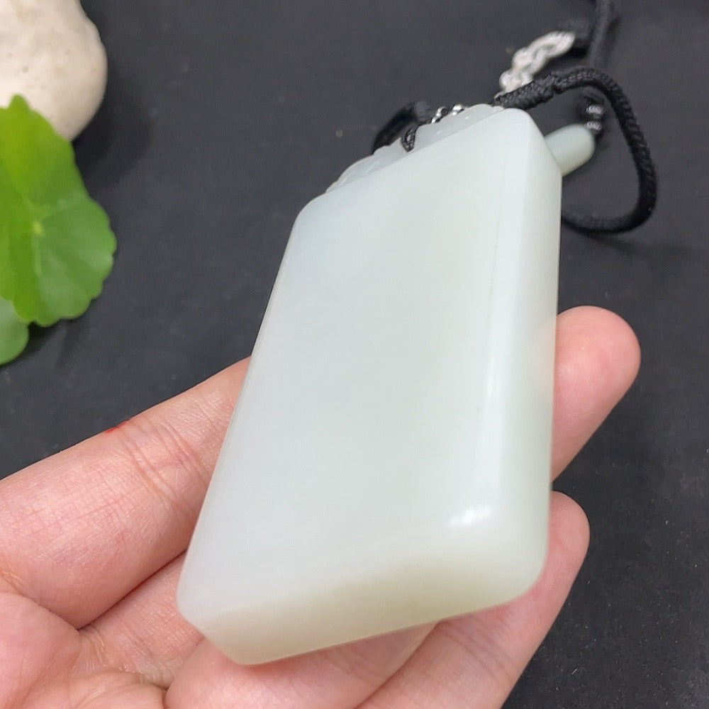 Hetian Jade Pendant, Plain Pendant