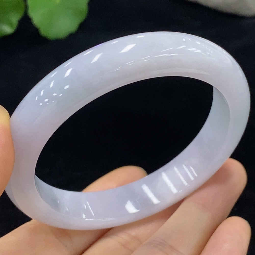 Jadeite Round Bangle Total Weight Approx.56.32g Size57