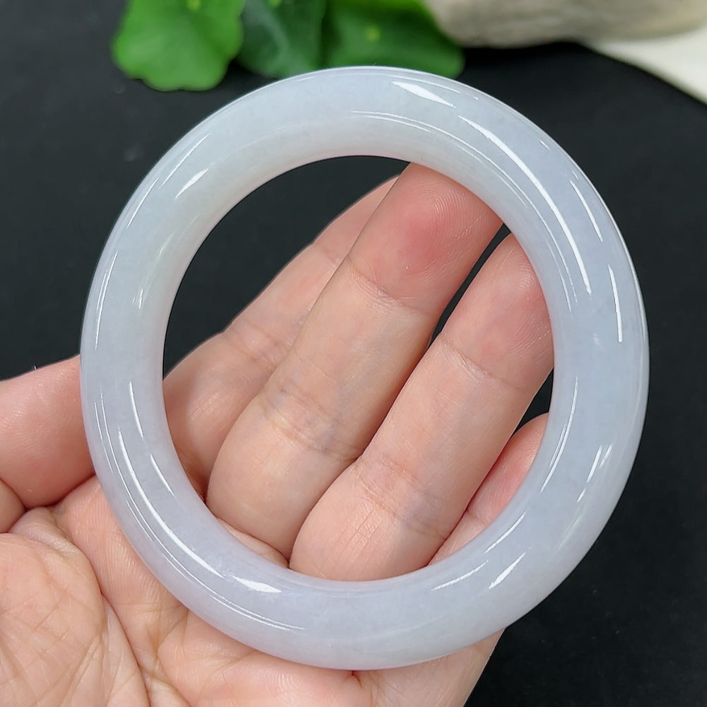 Jadeite Round Bangle Size 55 Total Weight Approx. 66.7g