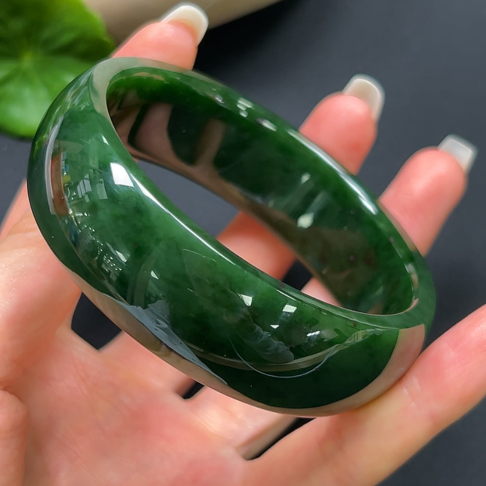 Hetian Jade Jasper Round Bracelet