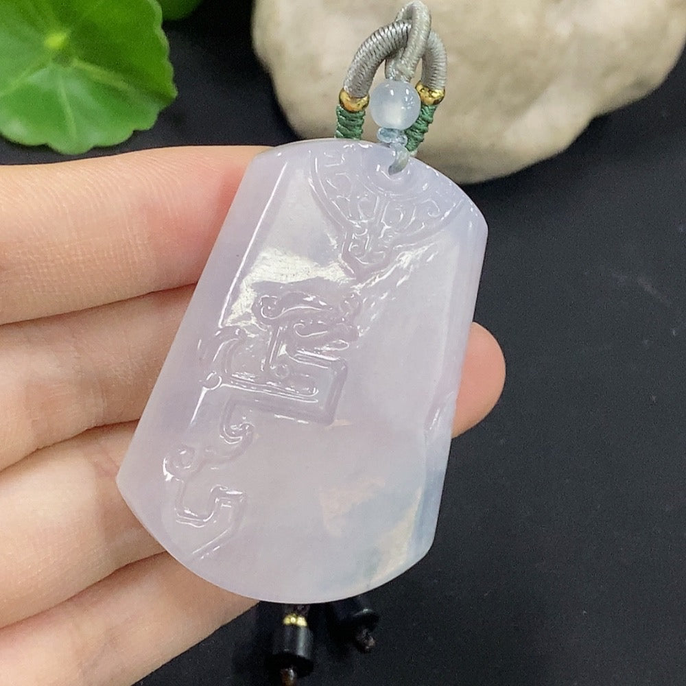 Jadeite Antique Pendant Total Weight Approx. 25.67g