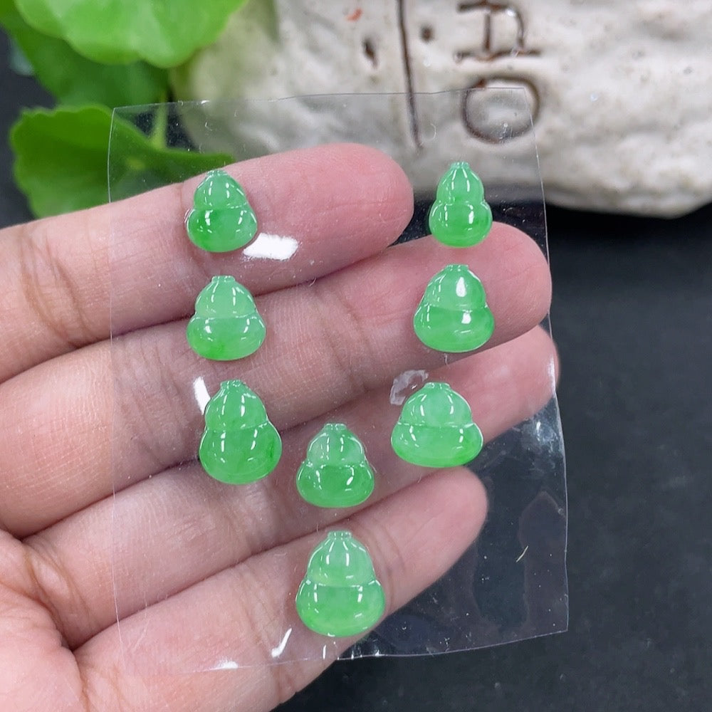 Jadeite Gourd Inlaid Piece Sell as a Lot