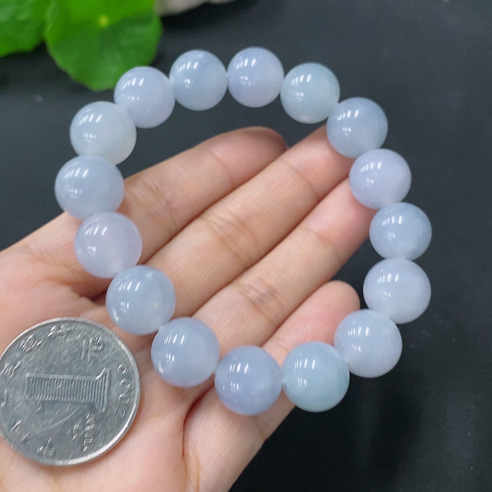 Jadeite Bracelet Approx. 12mm Total Weight Approx. 48.14g