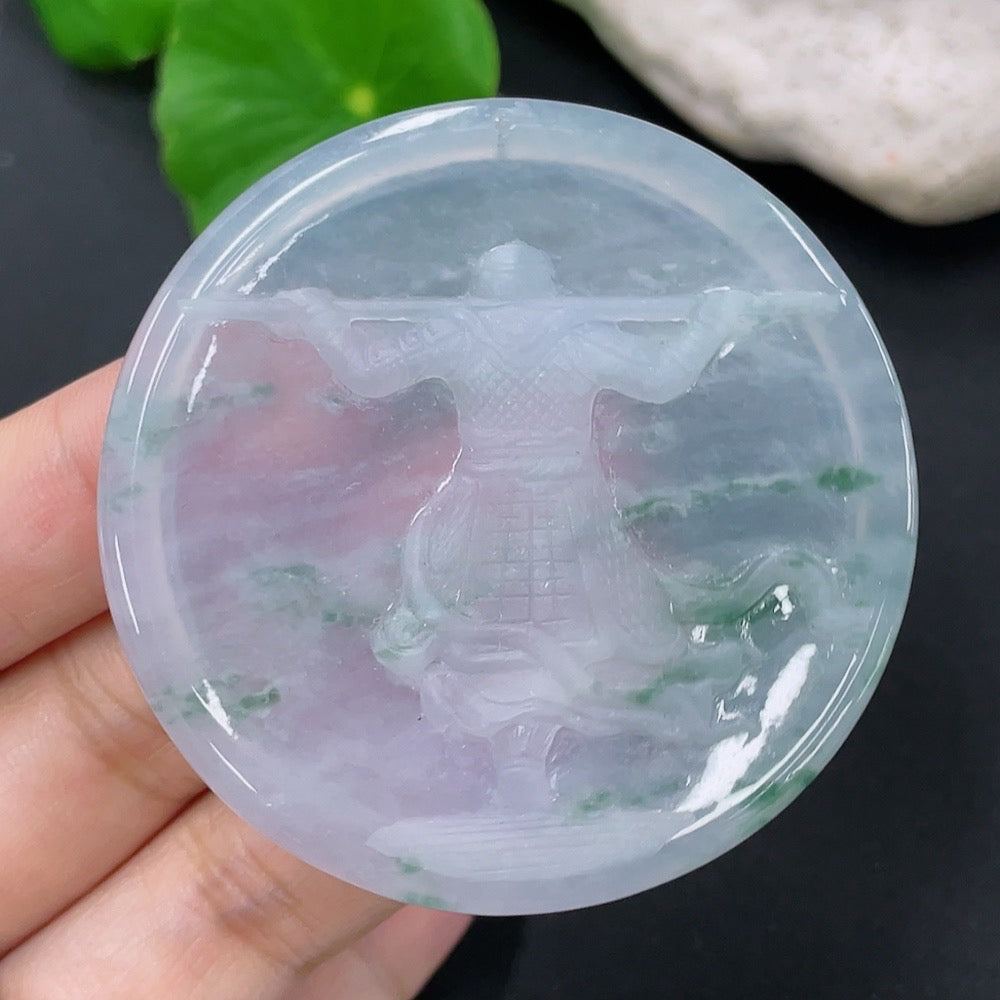 Jadeite Pendant of the Monkey King