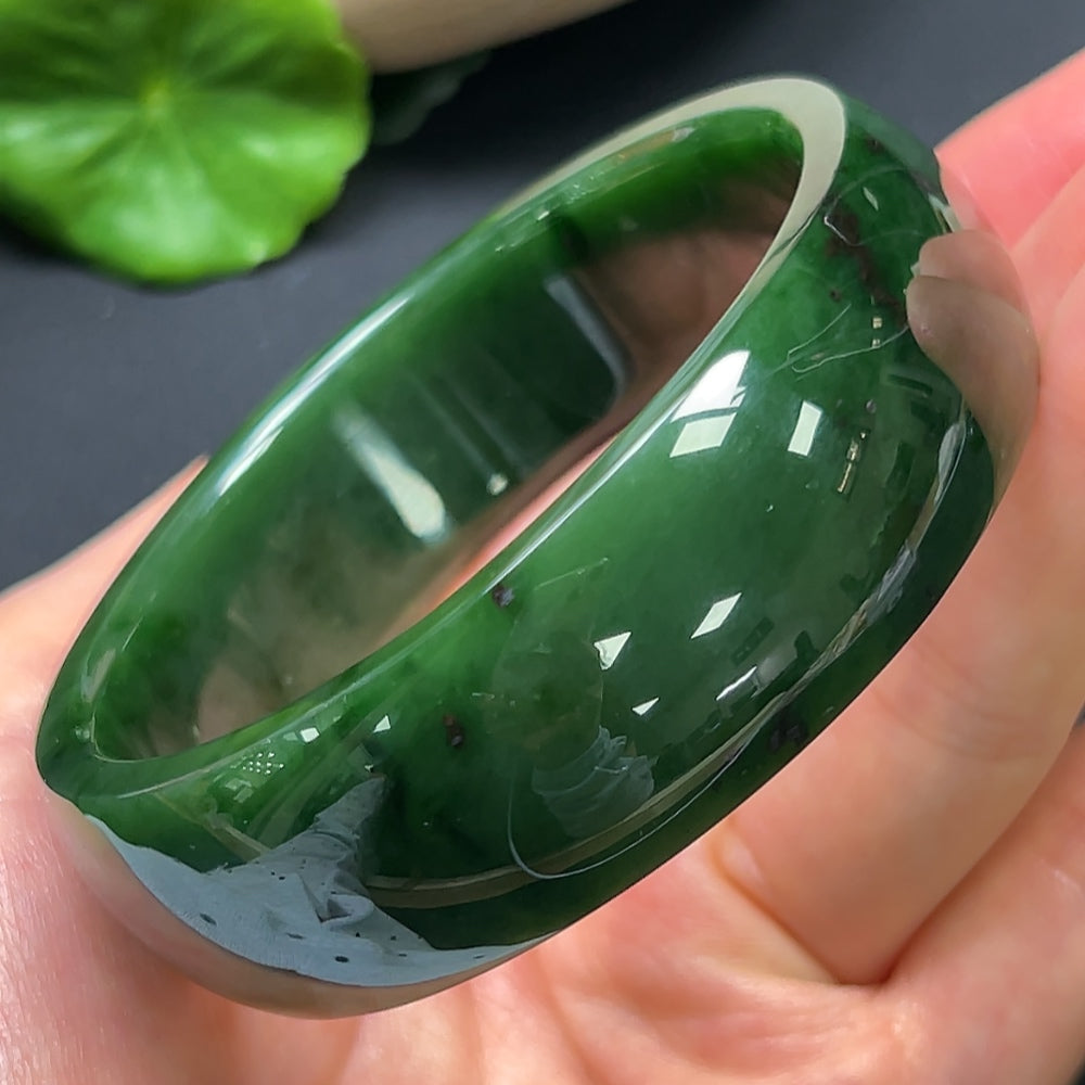 Hetian Jade Jasper Round Bracelet