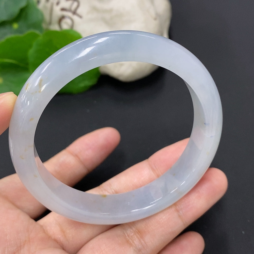 Jadeite Round Bangle Size 56.3 Total Weight Approx. 50.6g