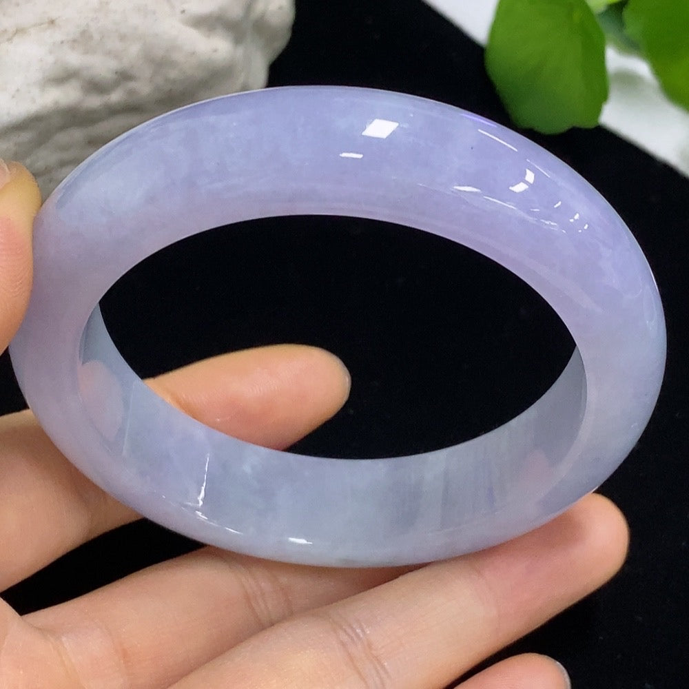 Jadeite Round Bangle Size 57.5 Total Weight Approx. 75.68g