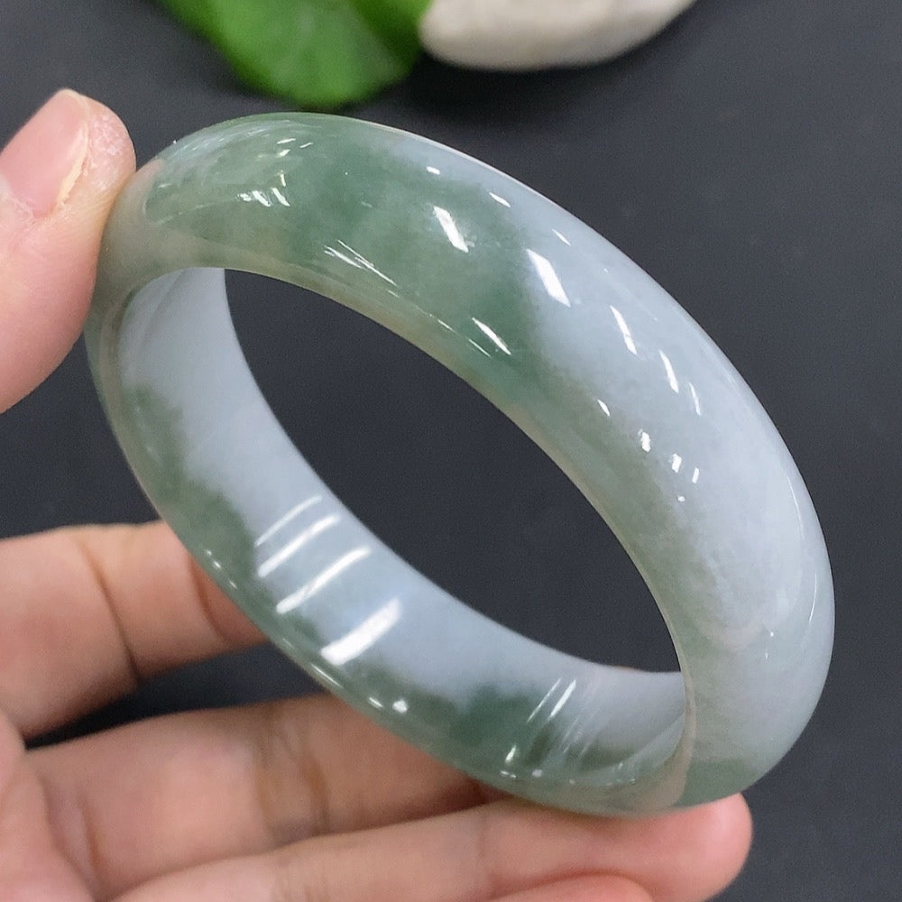 Jadeite Regular Round Bangle Size 57.8
