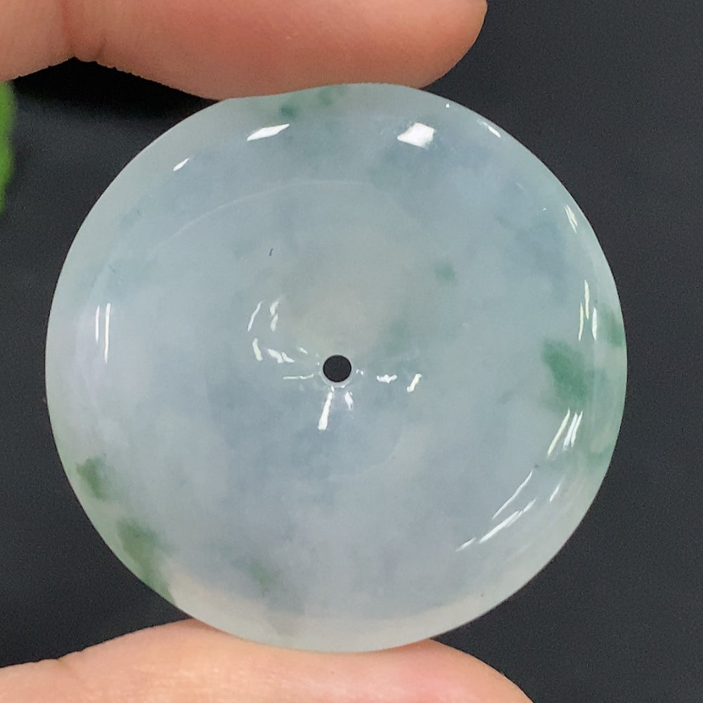Jadeite Pendant Total Weight Approx. 13.12g Peace Buckle