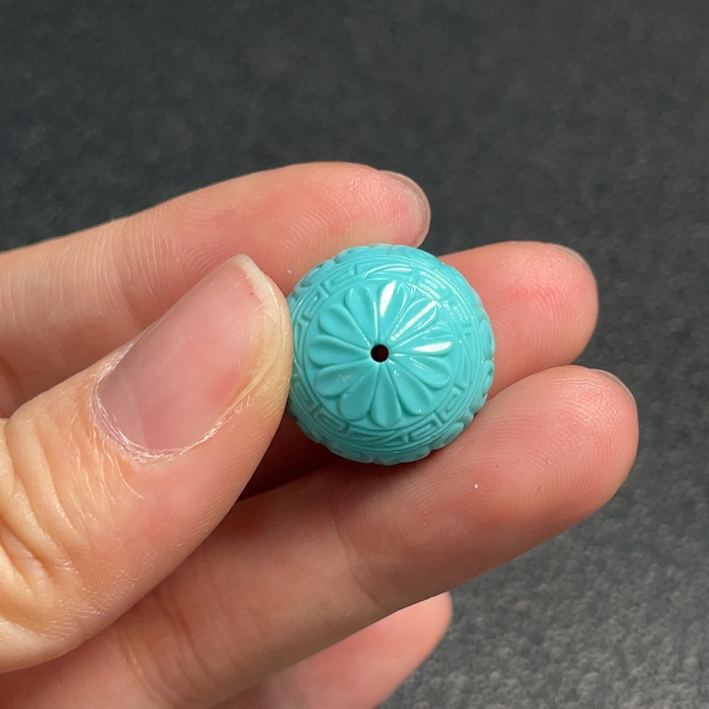 Turquoise Pendant Total Weight Approx. 6.72g Size Approx. 17.7mm
