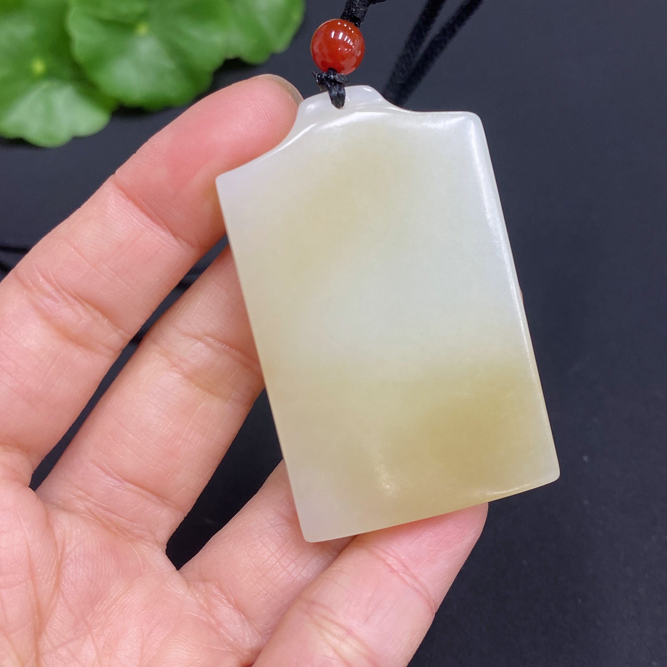 Hetian Jade Pendant, Plain Pendant