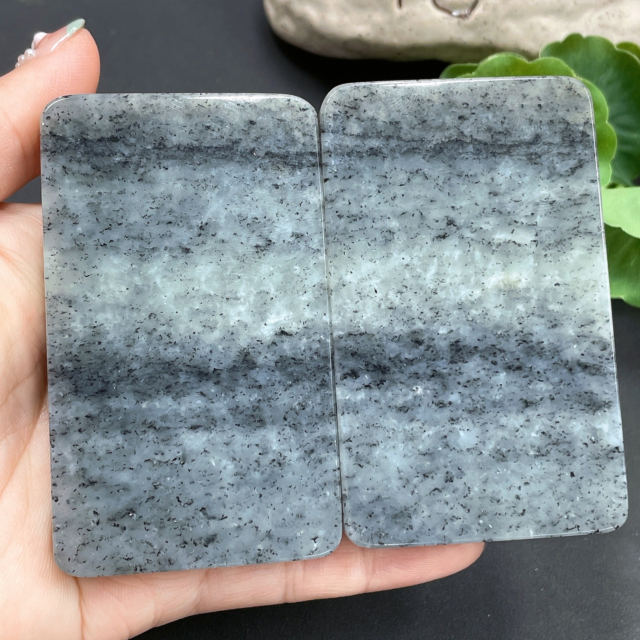 Hetian Jade Handheld Piece Plain Pendant Total Weight Approx. 203g