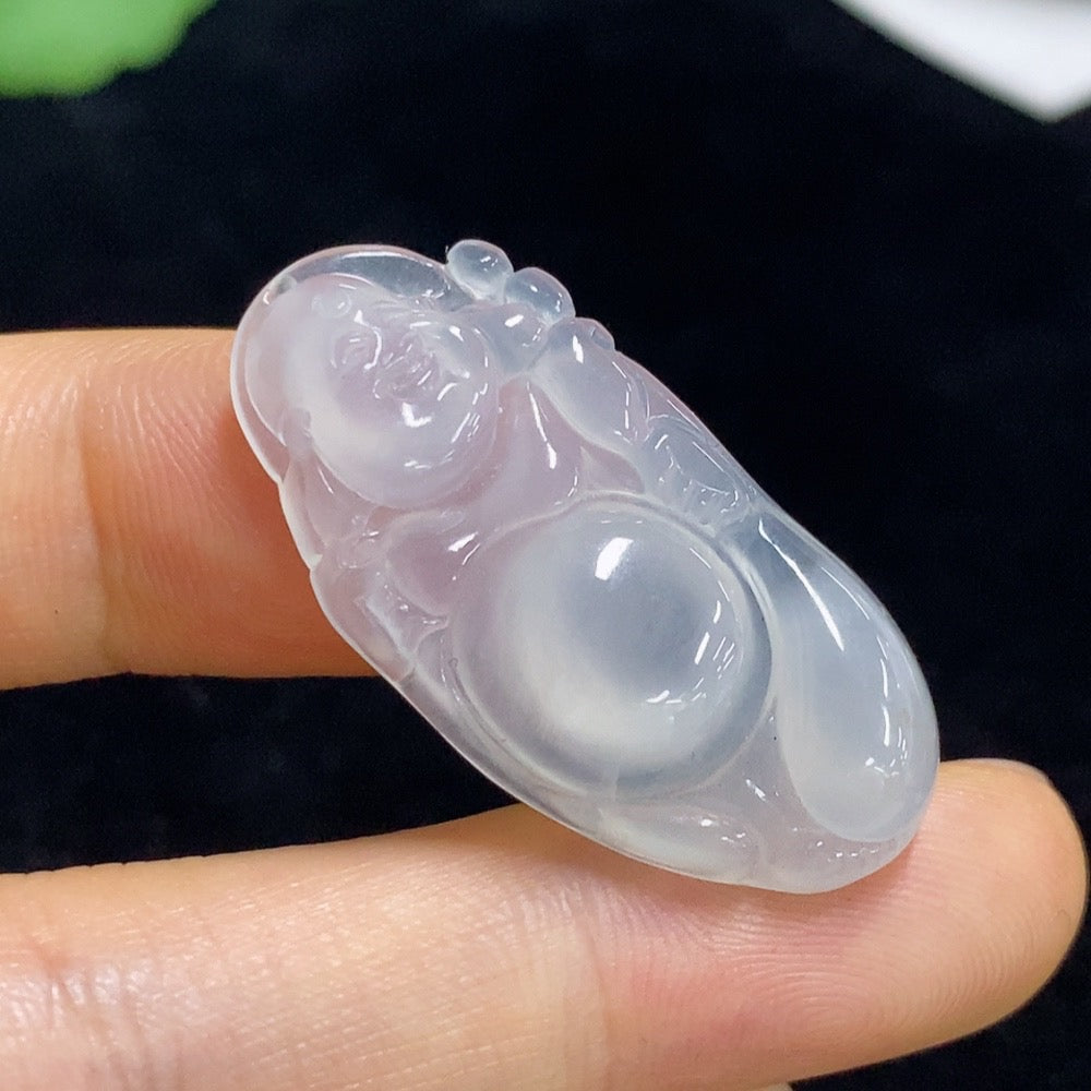 Jadeite Buddha Pendant Total Weight Approx. 5.23g