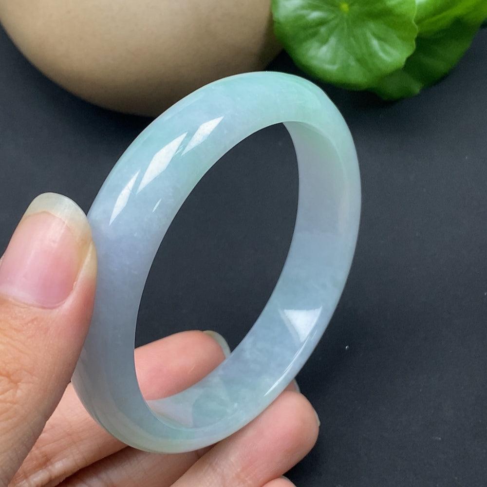 Jadeite Round Bracelet Size 57.7 Total Weight Approx. 55.51g