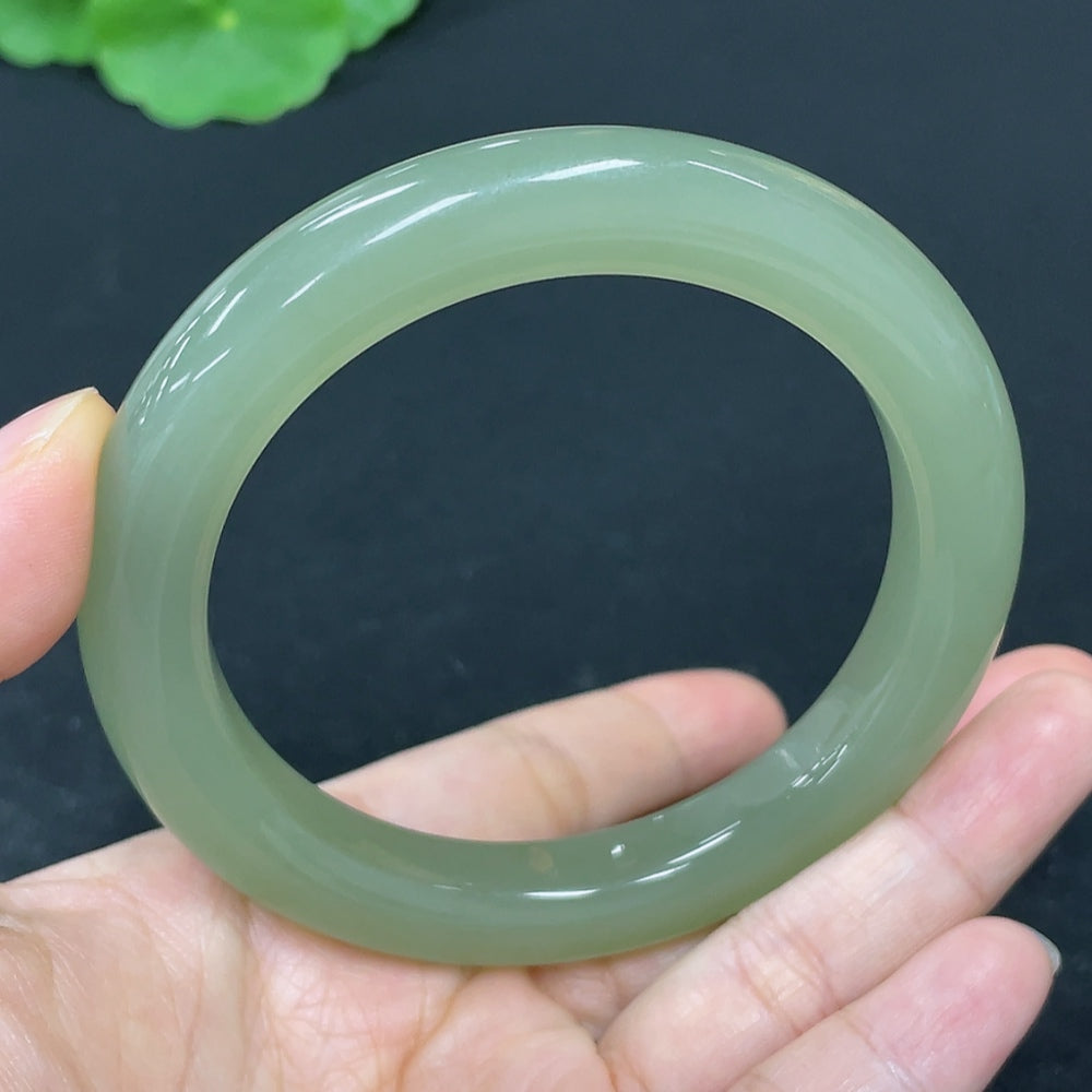 Hetian Jade Round Bracelet