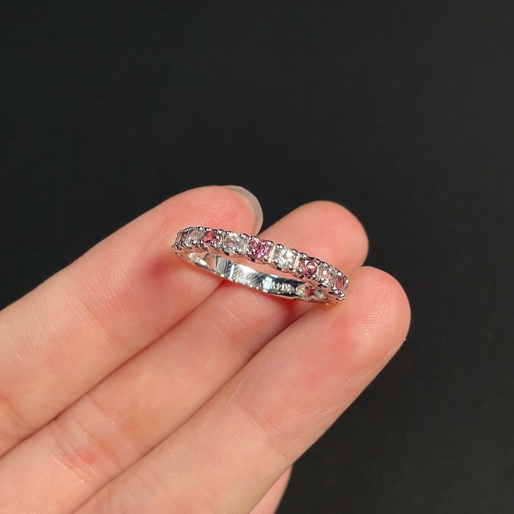 14K gold tourmaline ring with gemstone setting, size 17, weighing 2.14g, by HKHQ, featuring vibrant gemstone details.