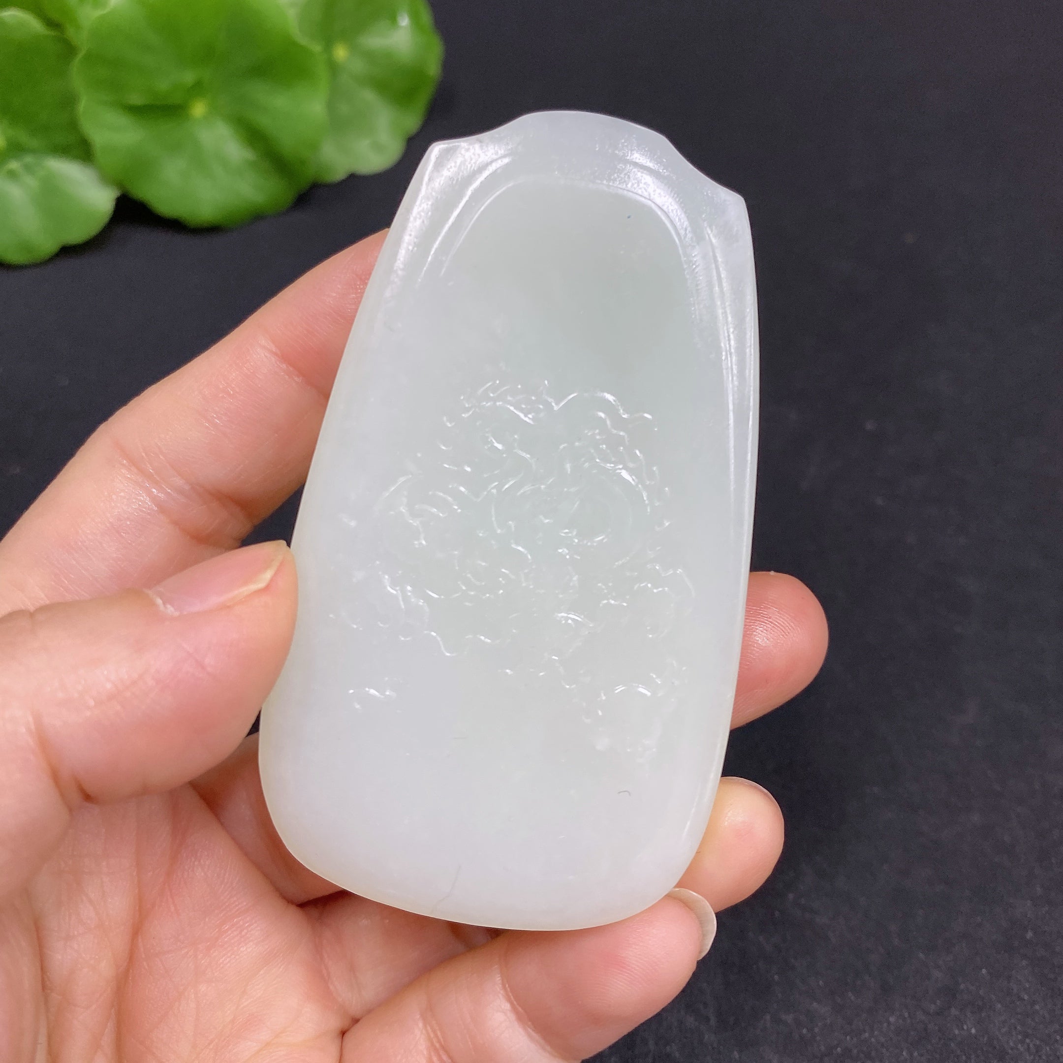 Hetian Jade Pendant Guanyin Total Weight Approx. 54.5g