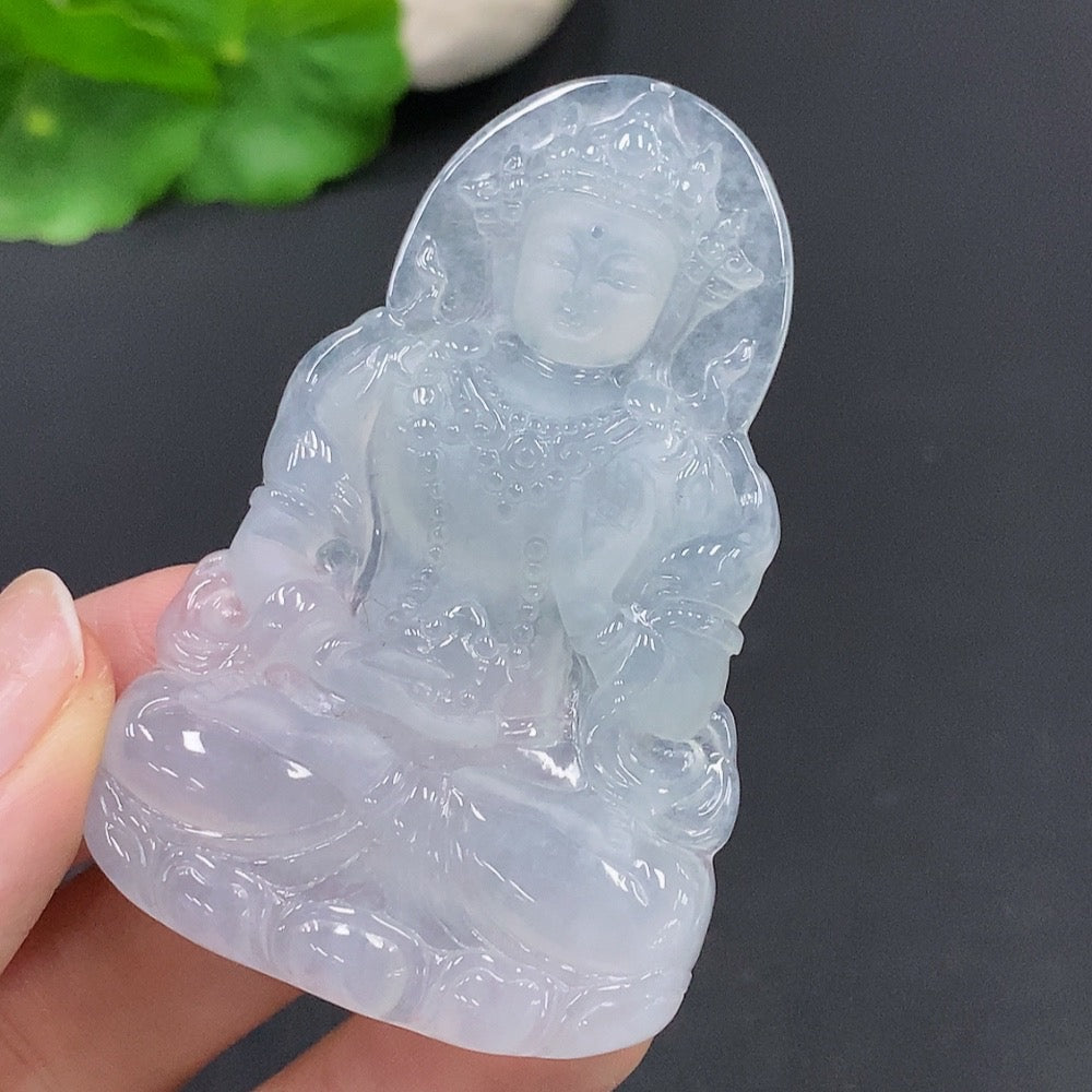 Jadeite Tara Pendant Total Weight Approx. 23.2g
