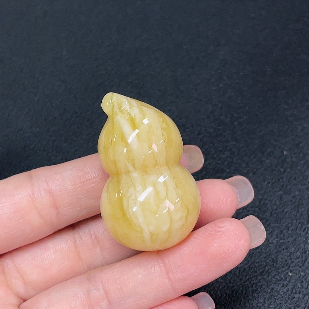 Amber Beeswax Inlay Piece