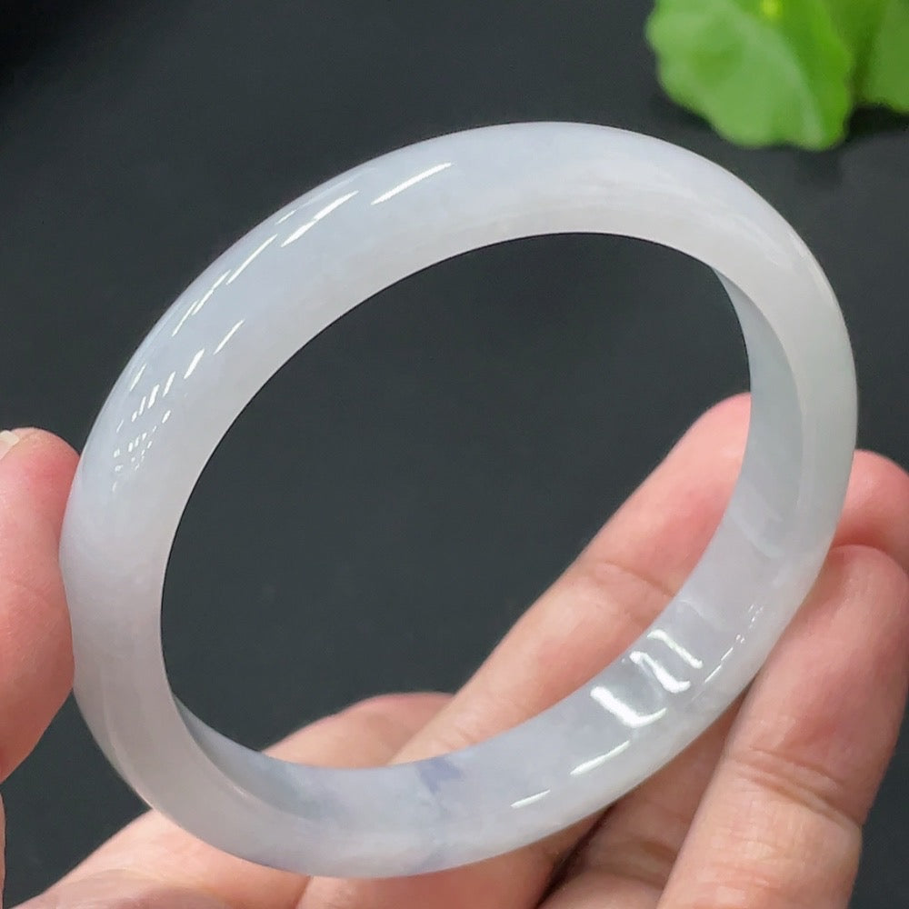 Jadeite Regular Round Bangle 54.5 Inner Diameter Total Weight 34.930g
