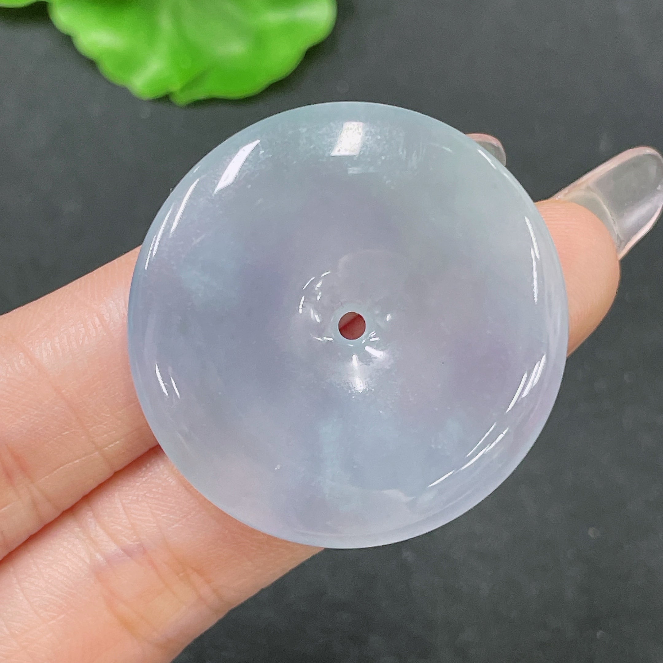 Jadeite Pendant Safety Buckle Total Weight About 13.4g