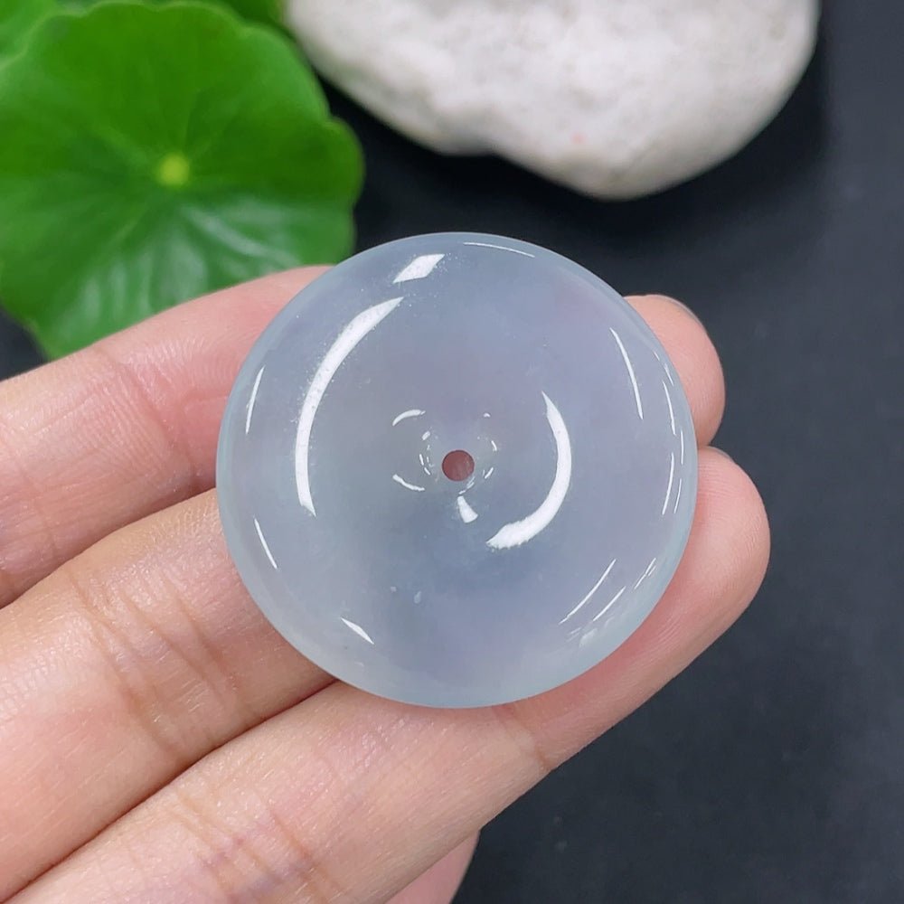 Jadeite Safety Buckle Pendant Total Weight Approx. 8.84g
