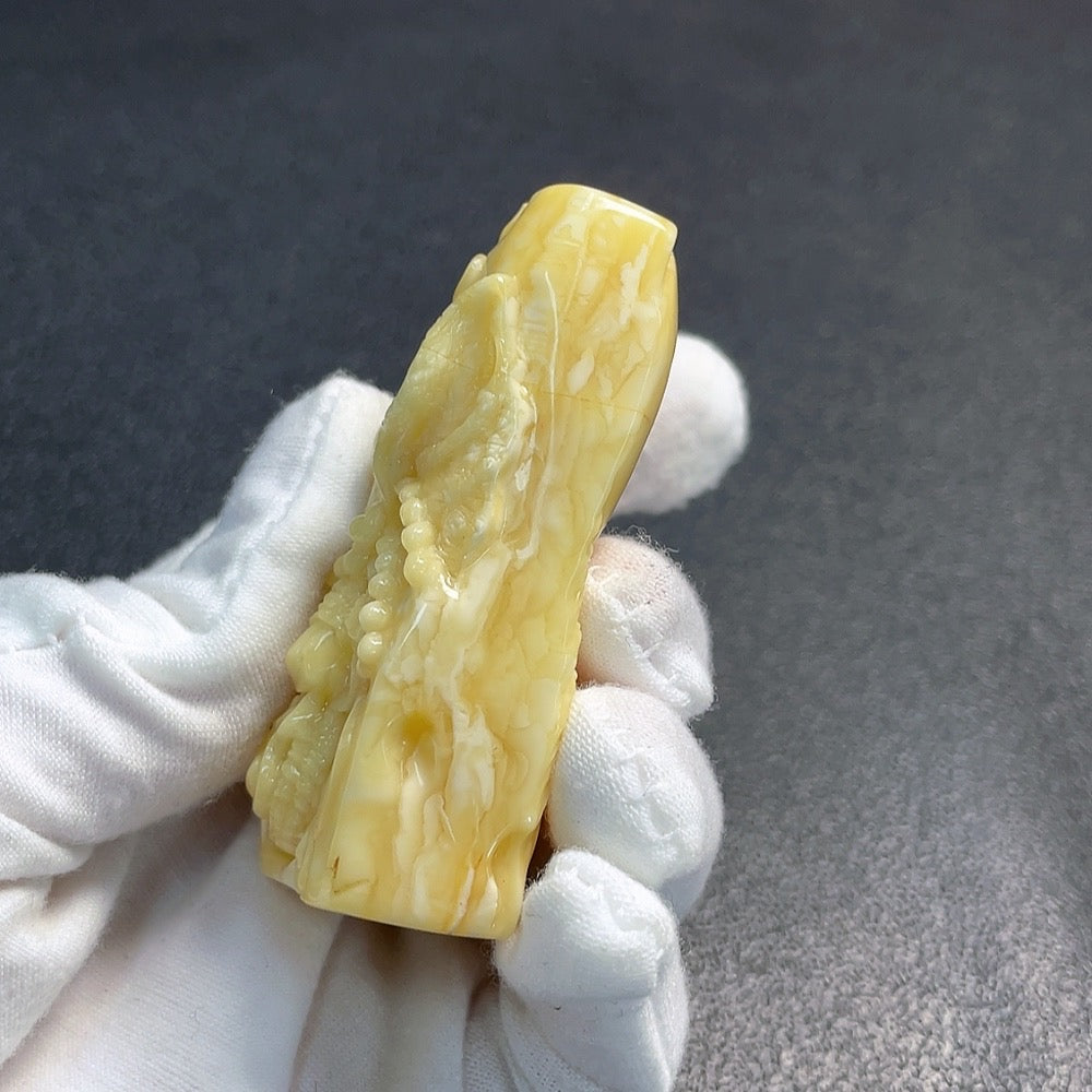 Amber Beeswax Pendant, Total Weight Approx. 44.76g