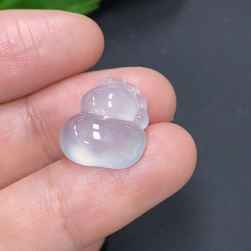 Jadeite Gourd Pendant Total Weight Approximately 2g