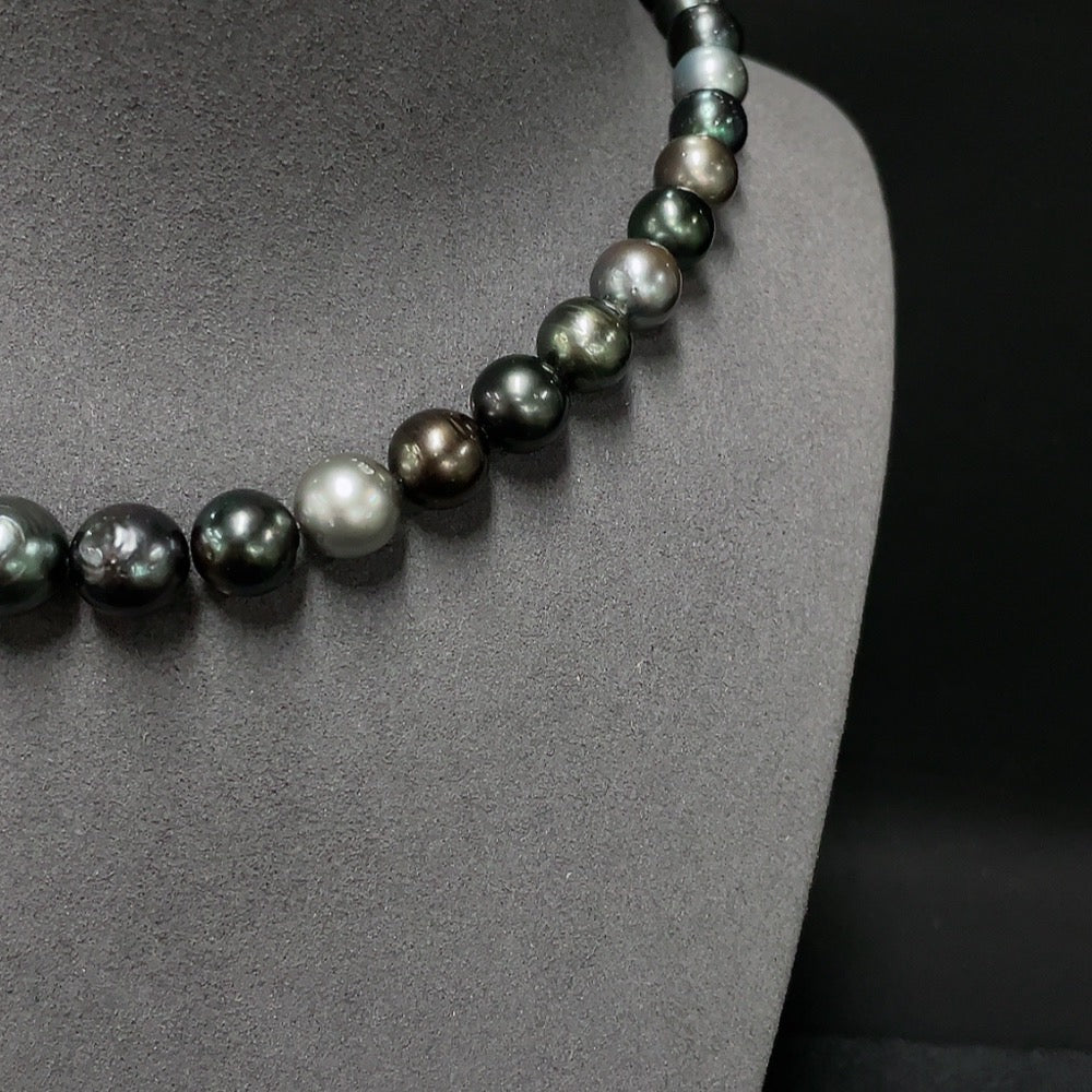 Seawater Pearl Necklace Color Origin Undetermined Non-Gold Total Weight Approx. 52.3g Size 8-11.2mm